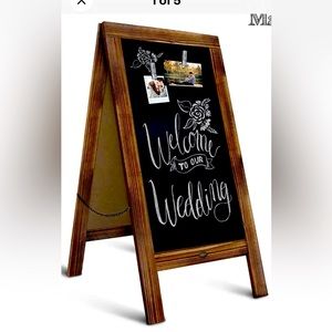 Wood chalkboard 40x20